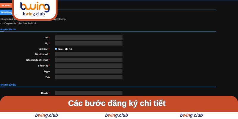 Hướng dẫn chi tiết quá trình đăng ký