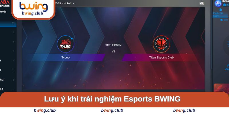 Điều cần lưu ý khi trải nghiệm