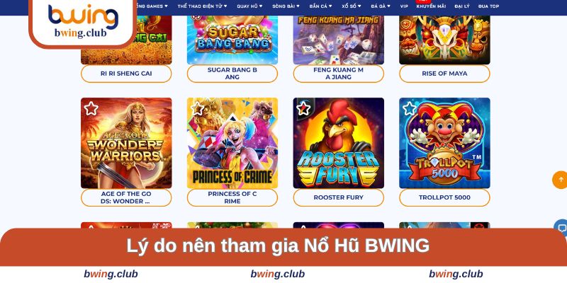 Lý do khiến bạn nên tham gia sảnh game